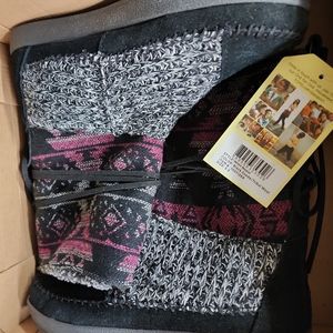 Nitb Tom's Nepal tribal black boots